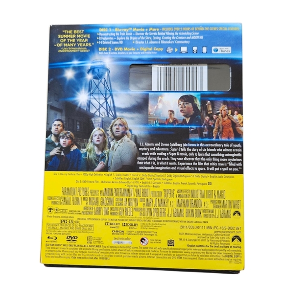 SUPER 8 DVD / Blu-ray / digital copy (if not expired) (2011 from J. J. Abrams) - Picture 2 of 4